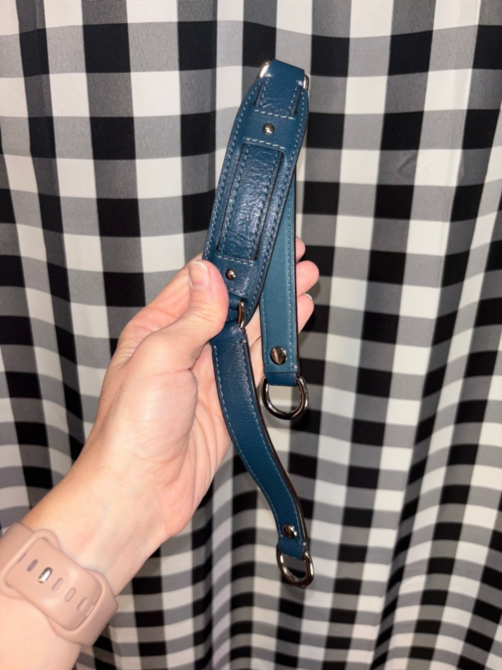 Coach Ashley Teal Blue Leather Satchel 2012 - Picture 6 of 6